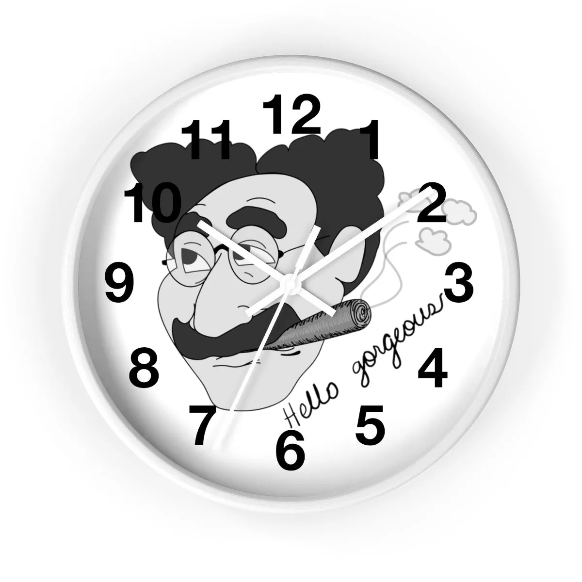 Hello Gorgeous Wall clock