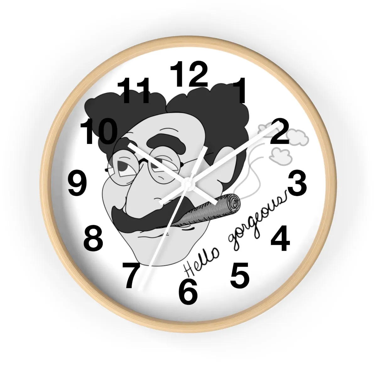 Hello Gorgeous Wall clock