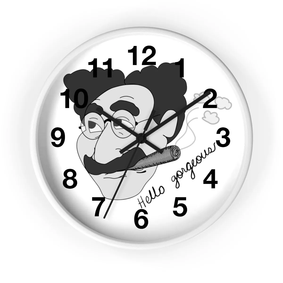 Hello Gorgeous Wall clock