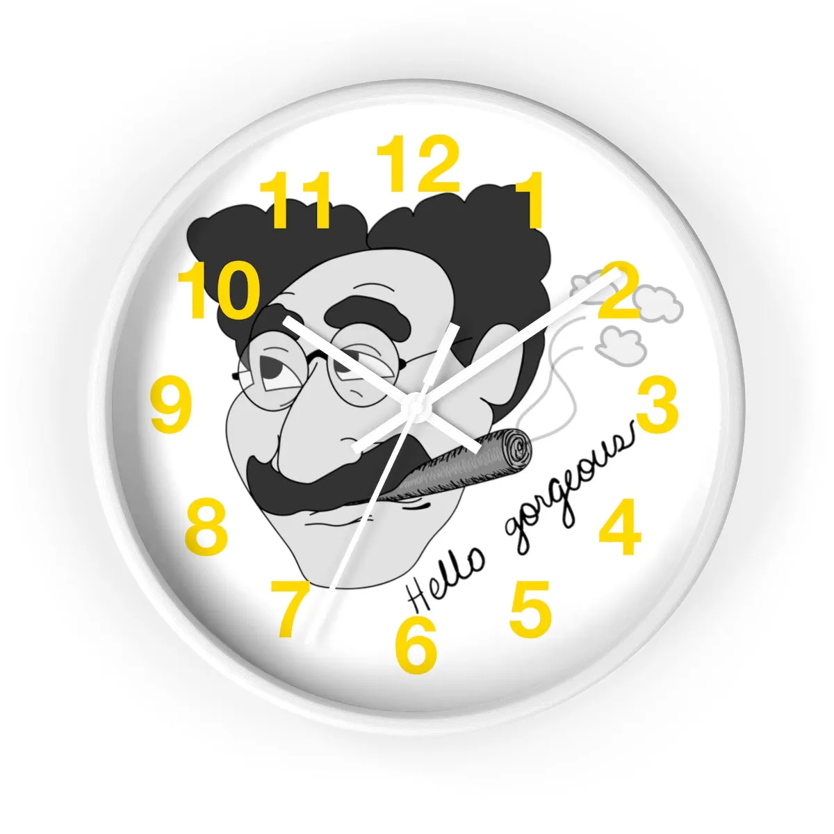 Hello Gorgeous Wall clock