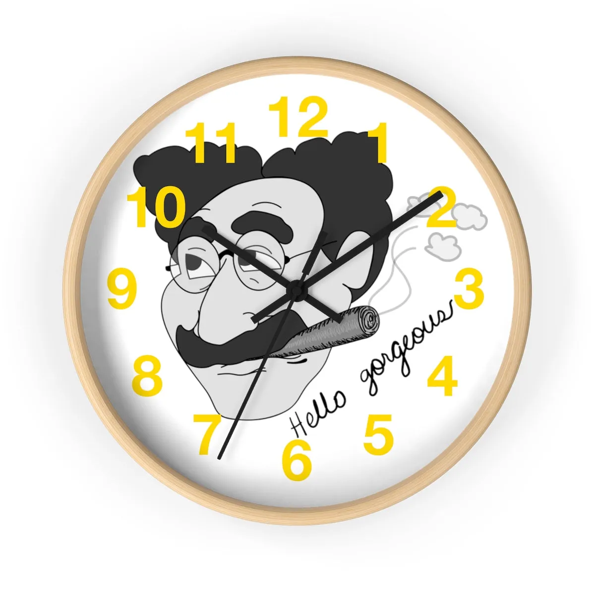 Hello Gorgeous Wall clock