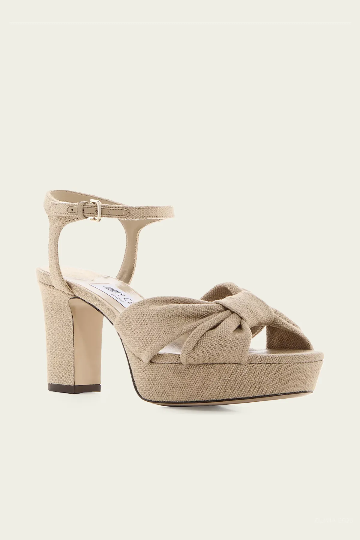 Heloise 80 Platform Sandal in Ballet Pink