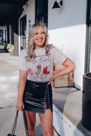 High Heels and Standards Graphic Tee - Grey