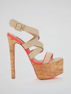 Highlin S12 Cork Platform Pumps