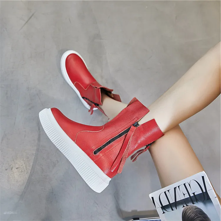 Hip-hop Short Boots Personality Fringed Female