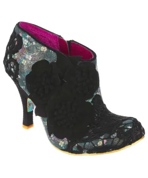 Irregular Choice Cheeky Moose Black Floral