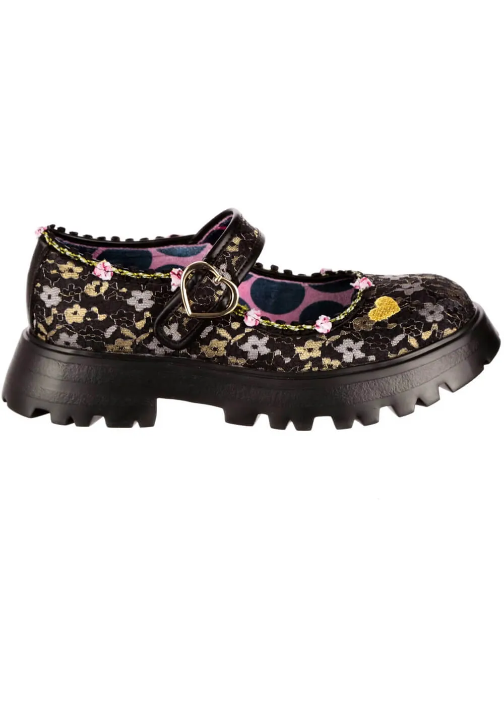 Irregular Choice Sweet Surprise Mary Janes Black