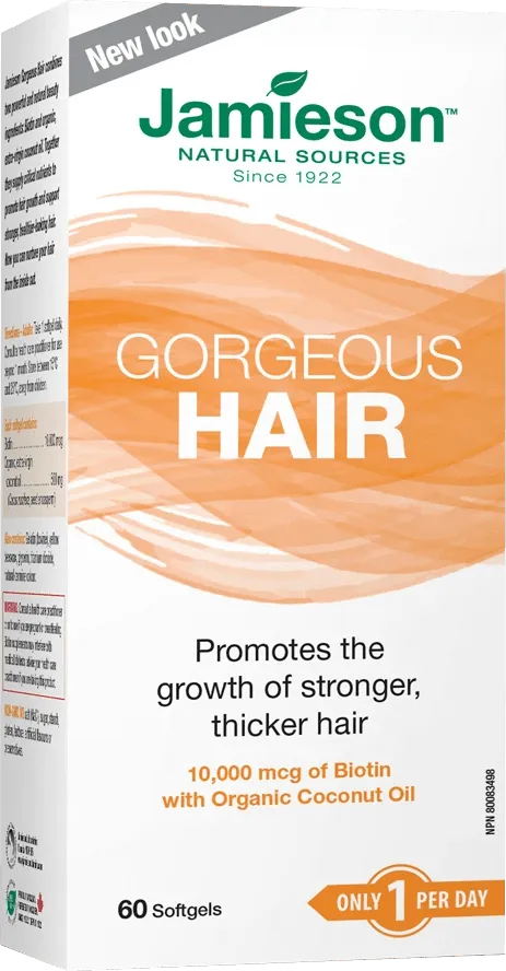 Jamieson Gorgeous Hair (60 Softgels)