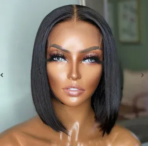 Jane - 12 inch 5x5 Blunt Bob Wig (Glueless)
