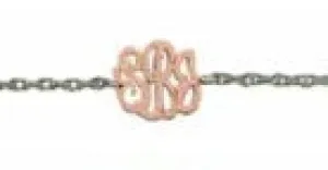 Jane Basch Designs Petite Personal Lace Monogram Bracelet - 14K Yellow Gold