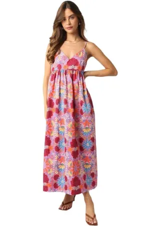 Jane floral maxi dress