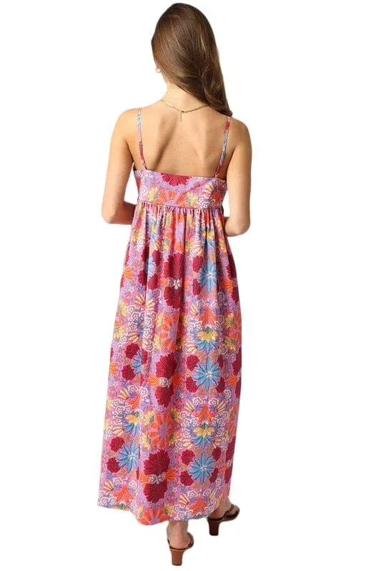 Jane floral maxi dress