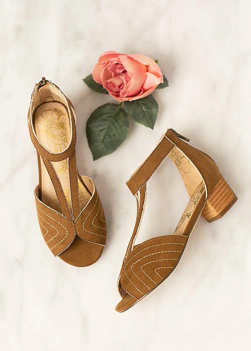 Jasmini Heel in Nutmeg