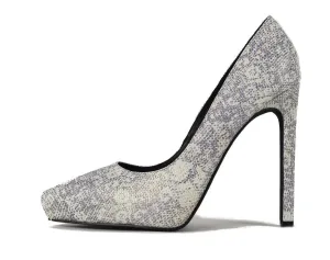 Jeffrey Campbell: Ouzel Grey Gold Snake High Heels