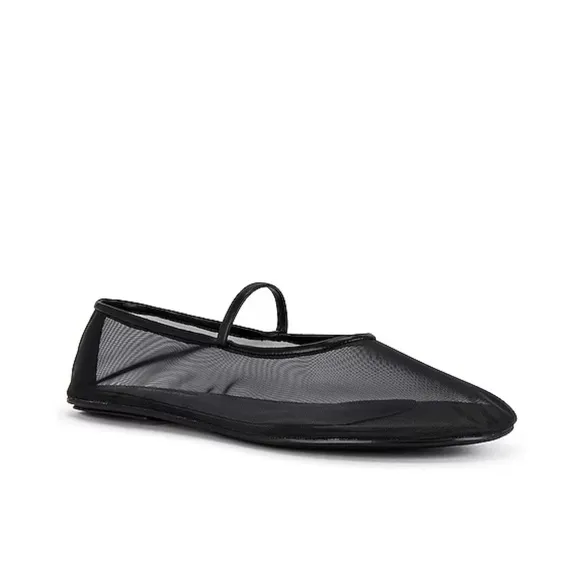 Jeffrey Campbell Swan-Lake Mary Jane Flat in Black