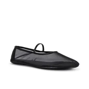 Jeffrey Campbell Swan-Lake Mary Jane Flat in Black