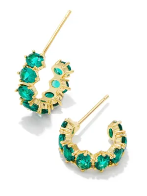 Kendra Scott Cailin Huggie - Gold & Green