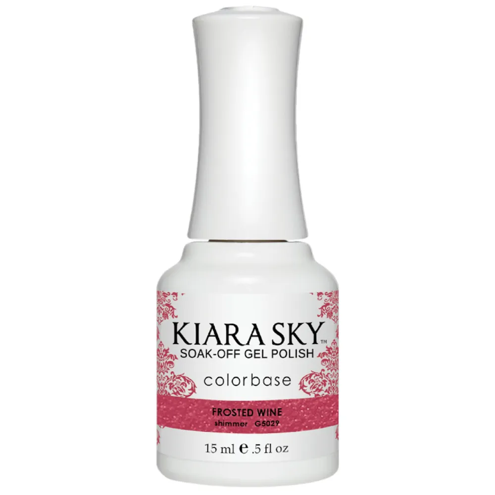 KIARA SKY / Gel Polish - Frosted Wine G5029