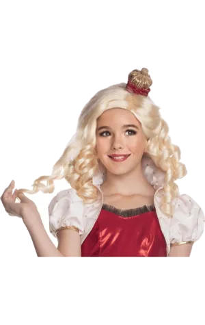 Kids Apple White Ever After High Wig