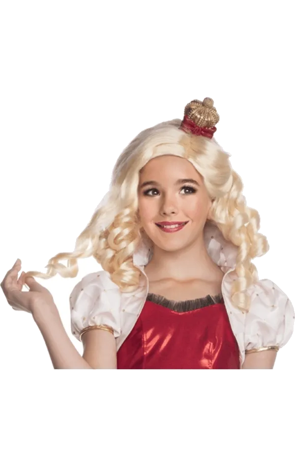 Kids Apple White Ever After High Wig