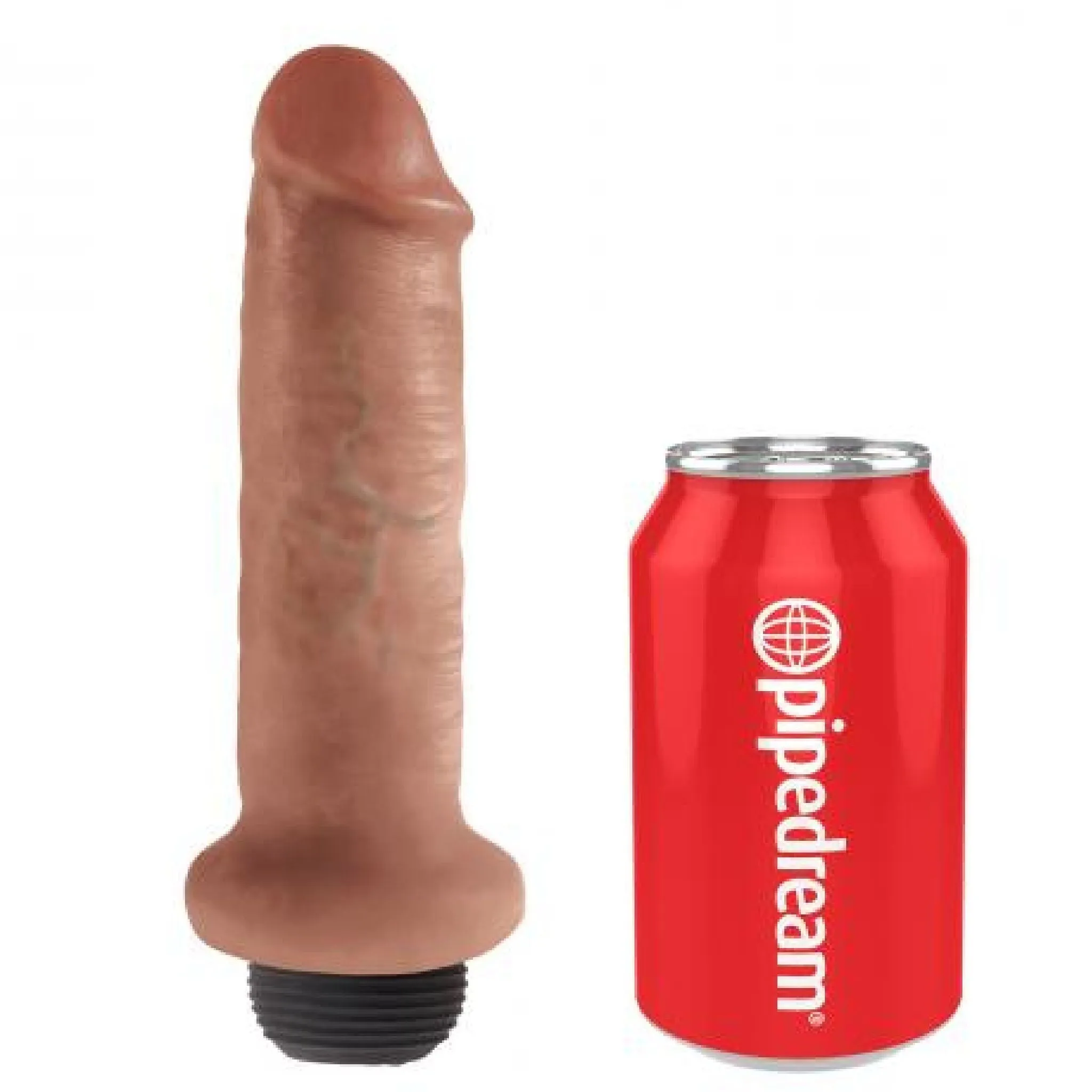 King Cock Realistic Squirting 6 Inch Dildo - Caramel