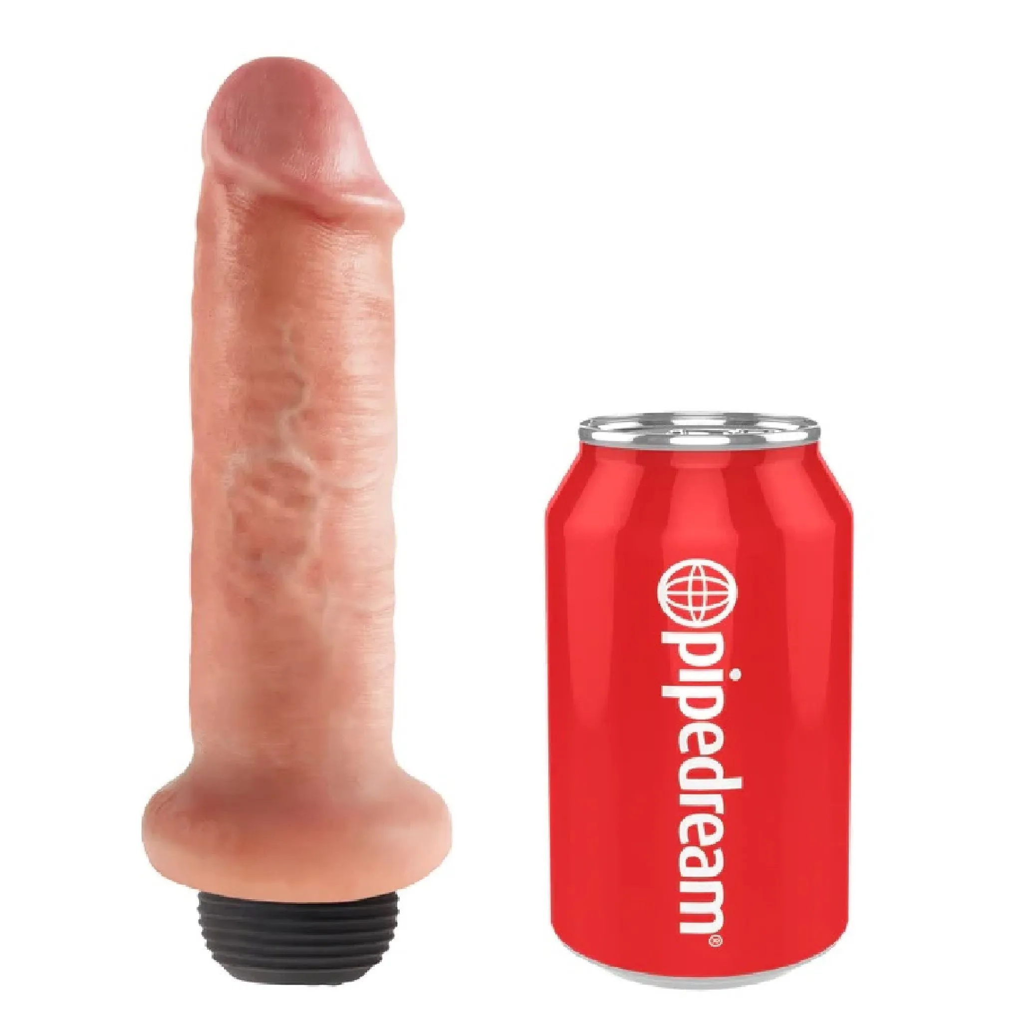 King Cock Realistic Squirting 6 Inch Dildo - Vanilla