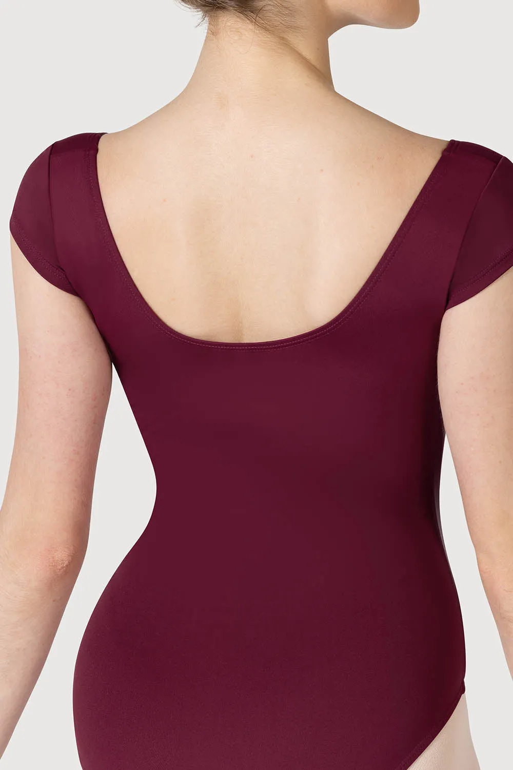 L3812LI - Bloch Viva Repertoire Womens High Back Cap Sleeve Leotard