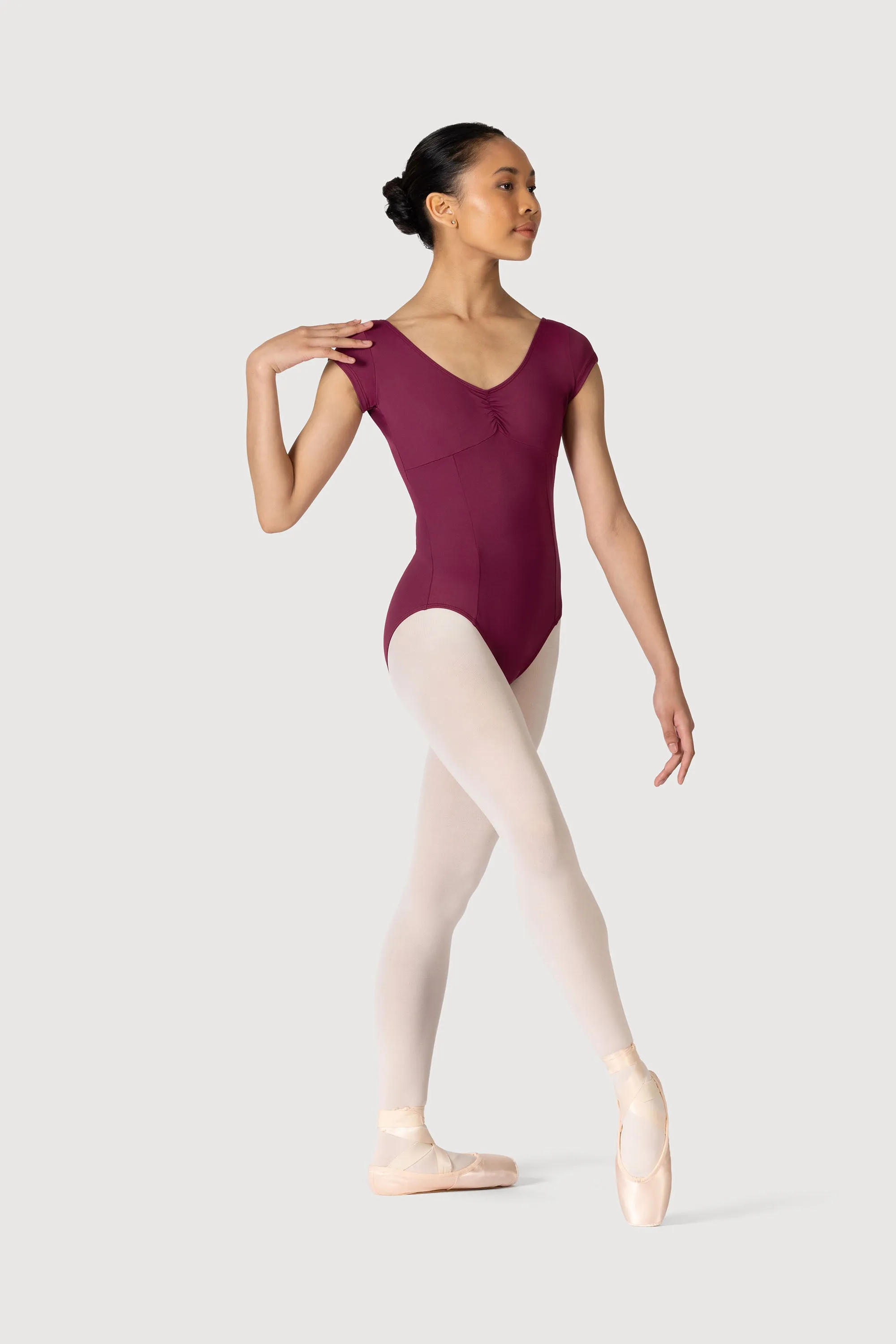 L3872LI - Bloch Varda Repertoire Womens Cap Sleeve Leotard