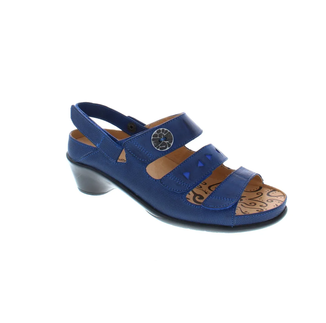LA ADJ 3 STRAP SDL W BACKSTRAP BUTTON DETAIL
