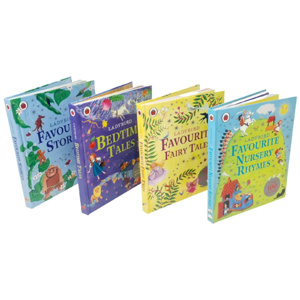 Ladybird Stories 4 Books Collection Set (Favourite Stories,Bedtime,Fairy,Rhymes)