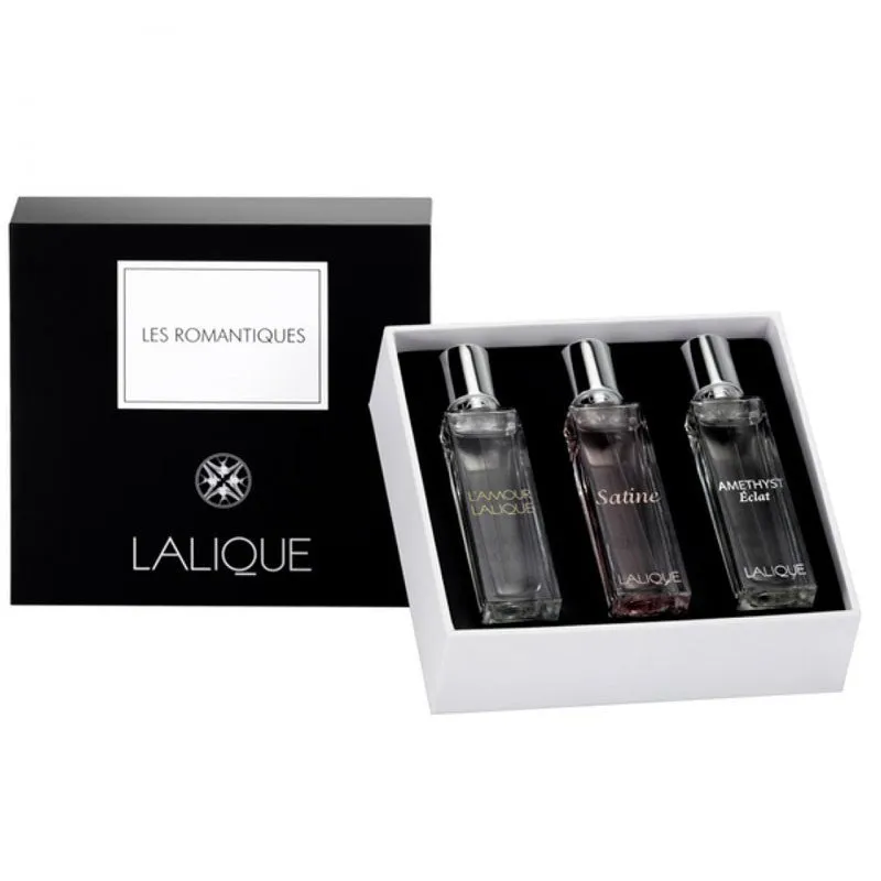 Lalique L'Amour for Women  EDP 15ml Satine EDP 15ml Amethyst Eclat 15ml Set