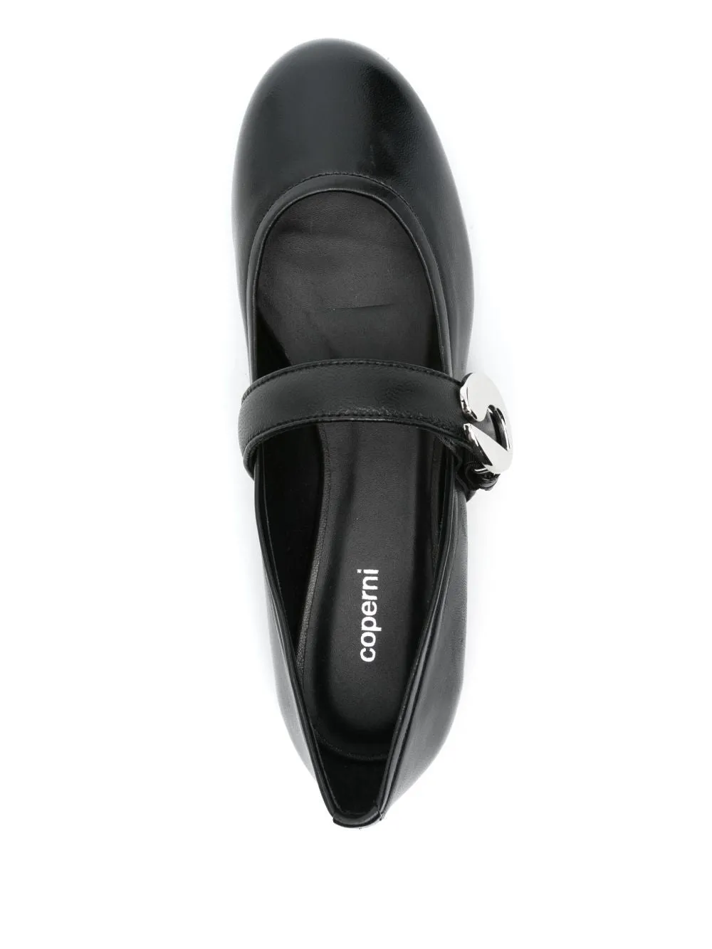 Leather ballet flats