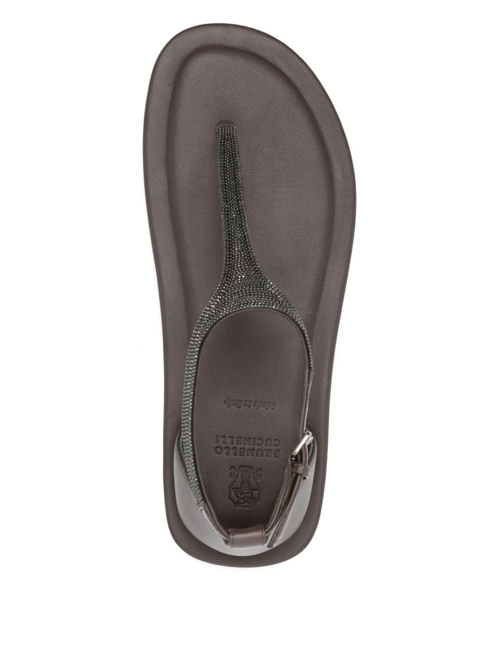 Leather thong sandals