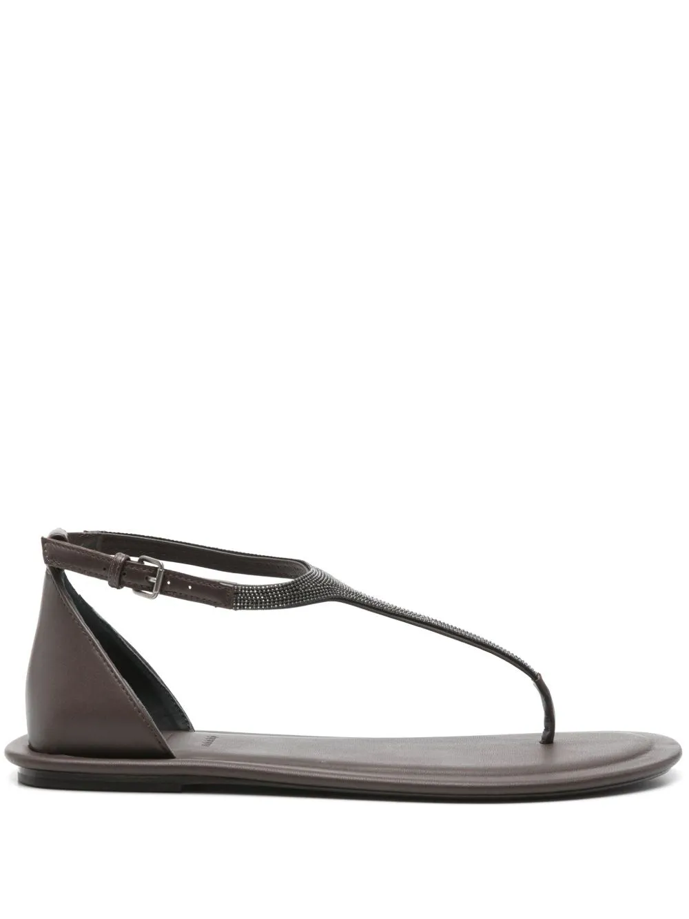Leather thong sandals