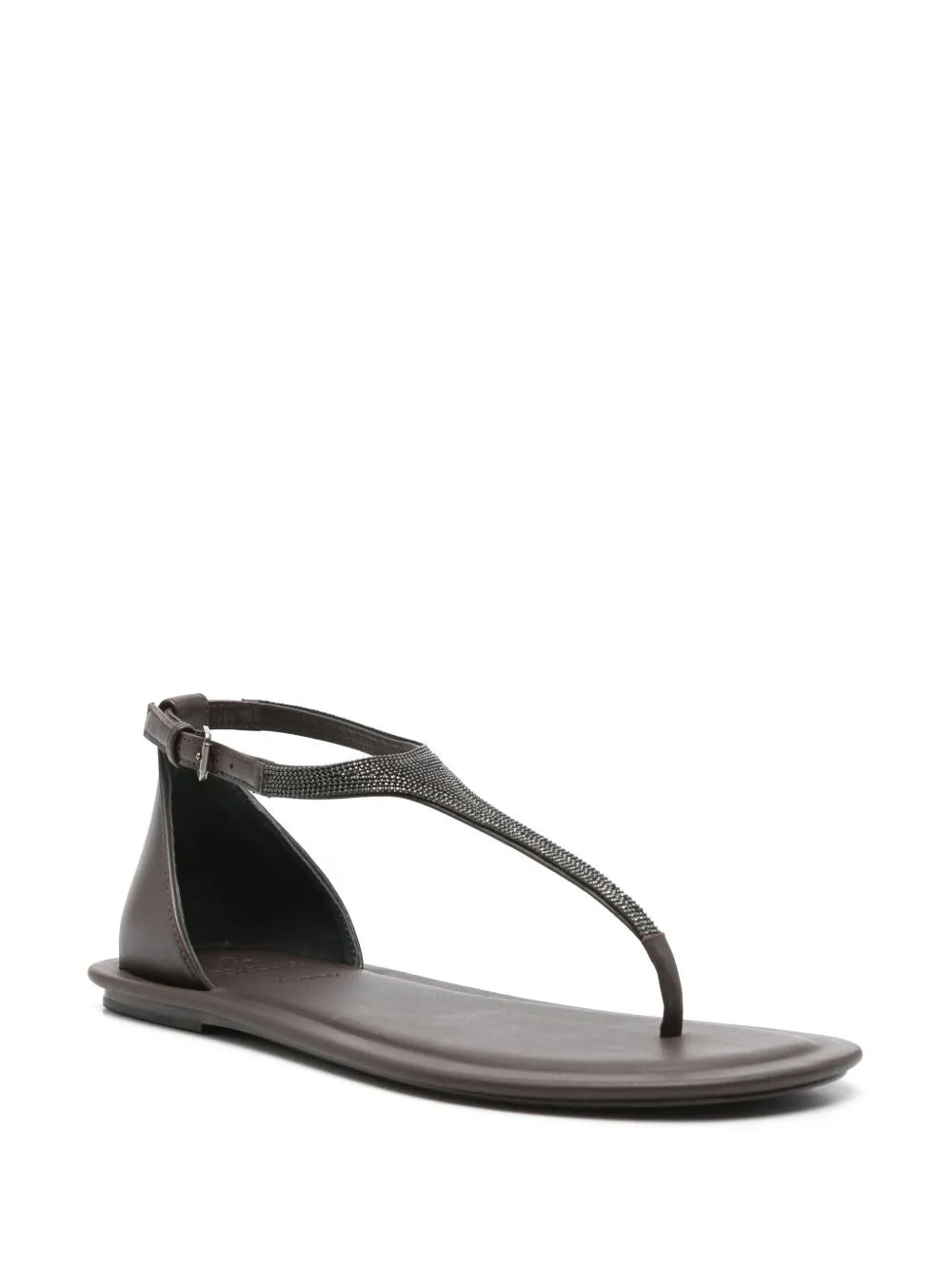 Leather thong sandals