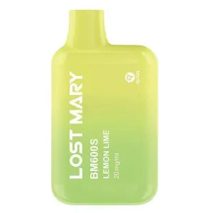 LEMON & LIME - LOST MARY BM600S - 20MG(2%) DISPOSABLE VAPE