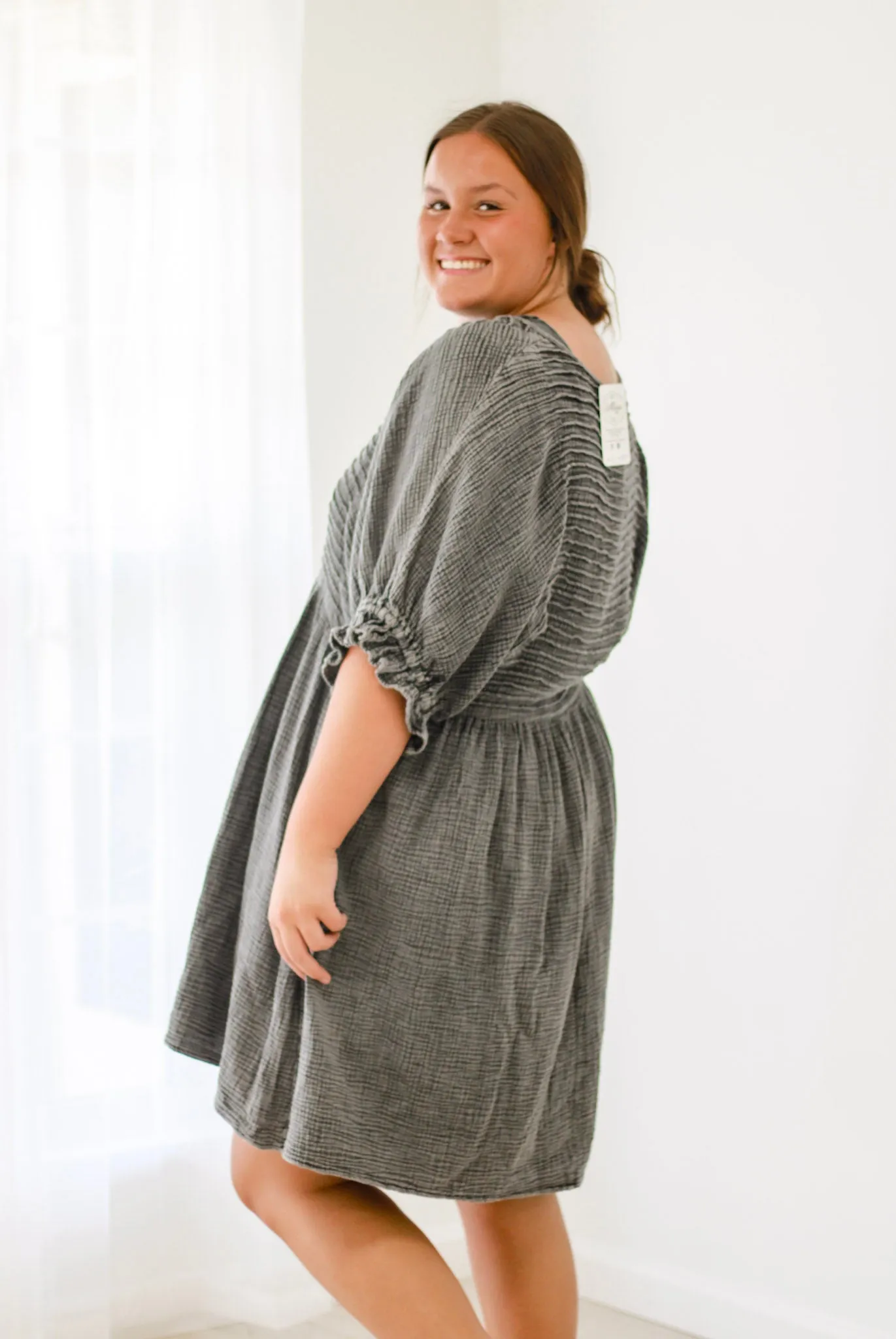Life is Good Dress in Black