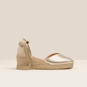 LINUS Gold espadrilles