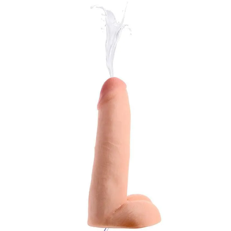 Loadz Realistic 8 Inch Squirting Dildo with Extra Large Load