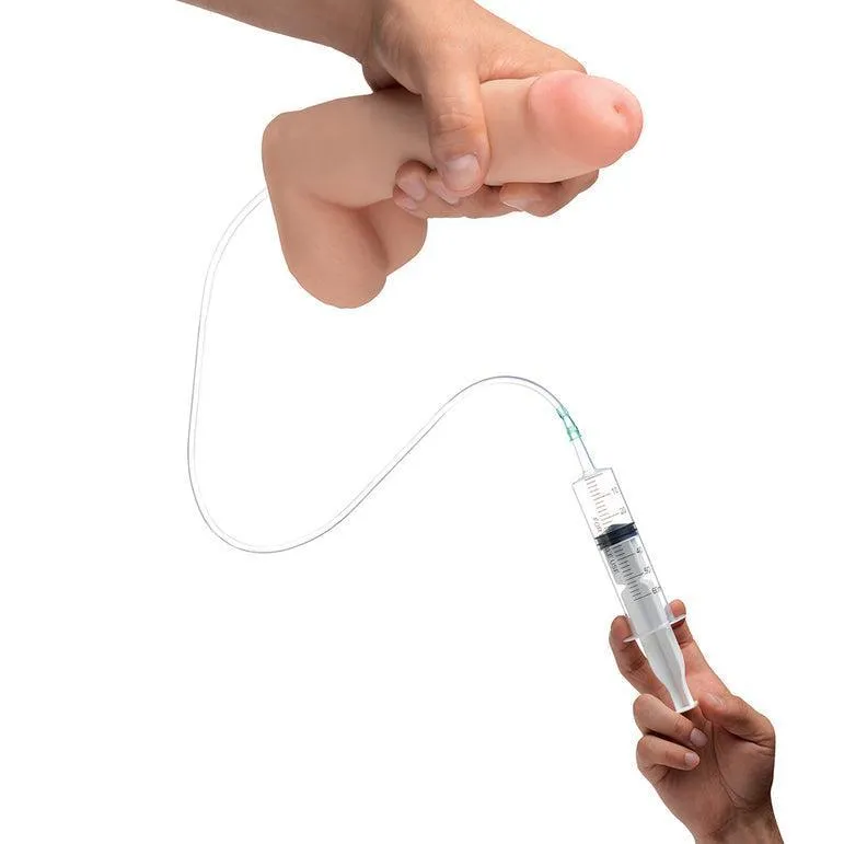 Loadz Realistic 8 Inch Squirting Dildo with Extra Large Load