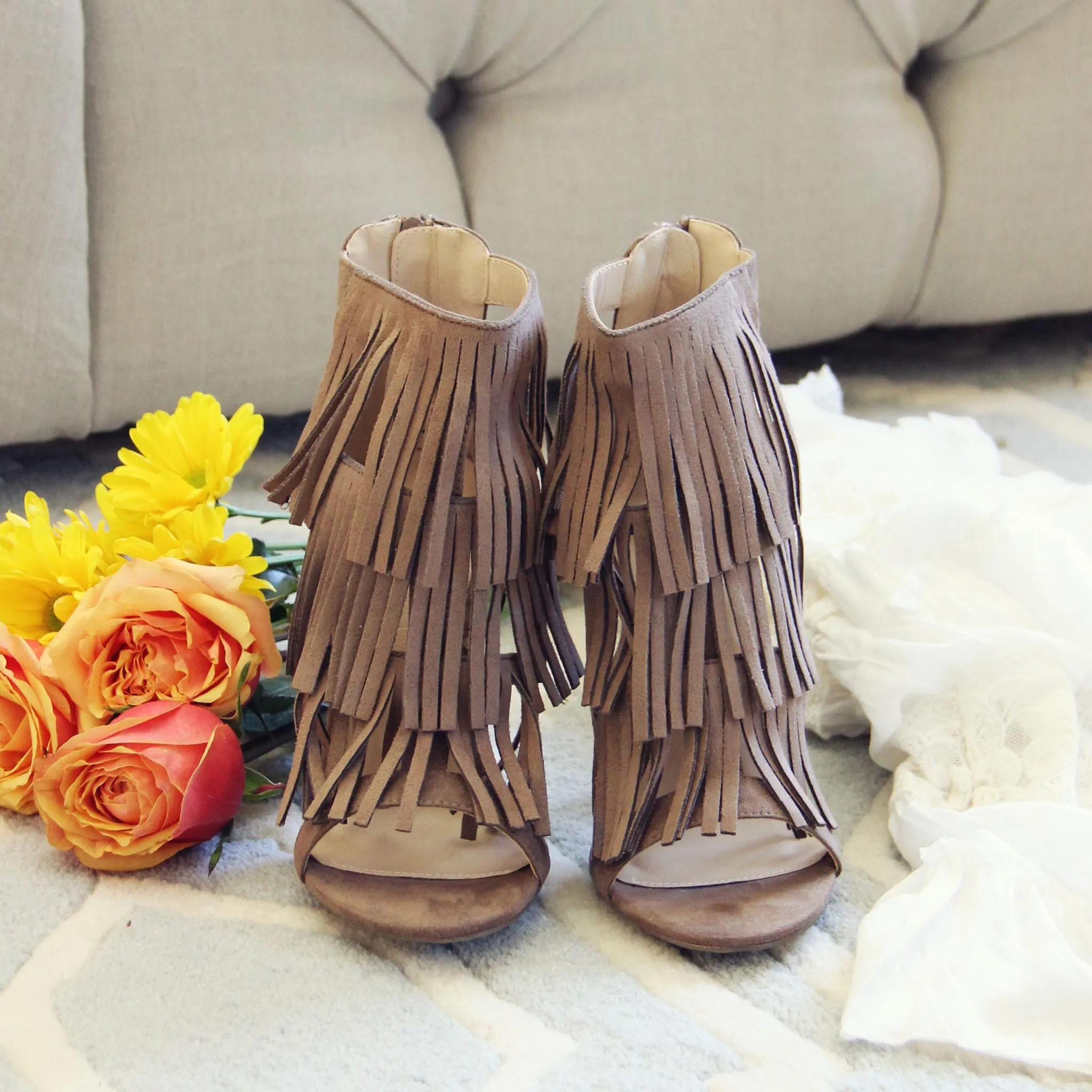 Logan Fringe Heels