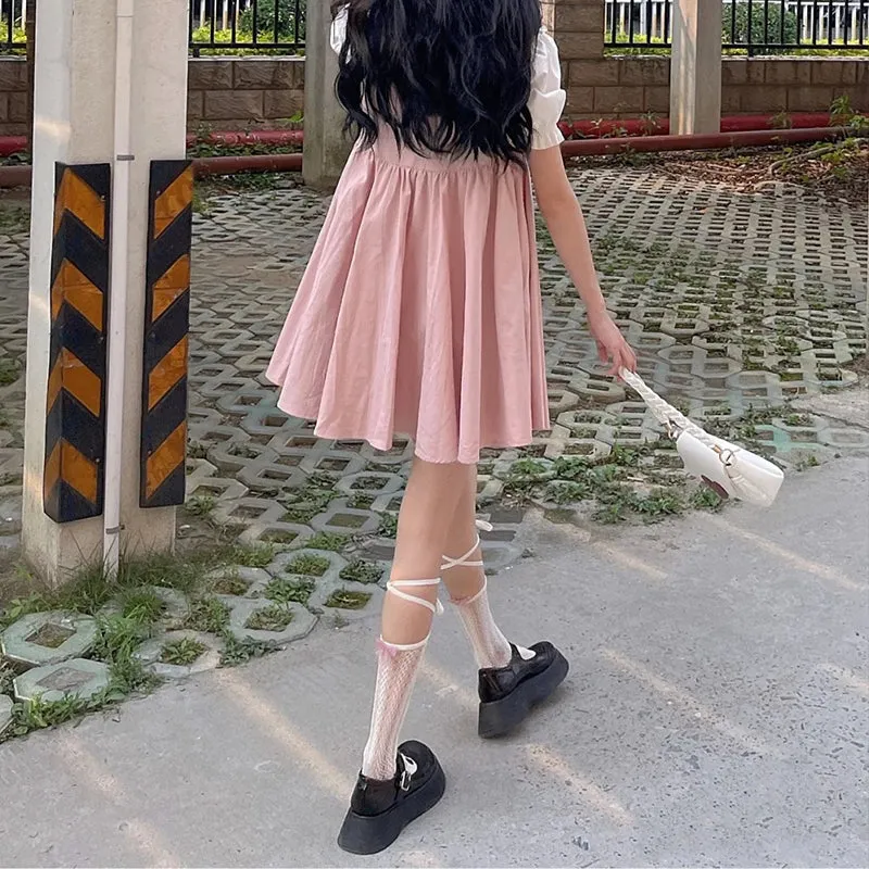 Lolita Hollow Lace Up Socks