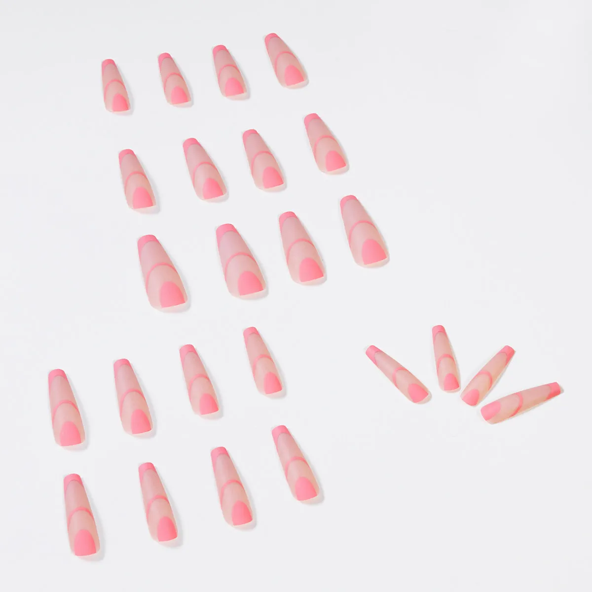 Long Ballet Frosted Pink French Style