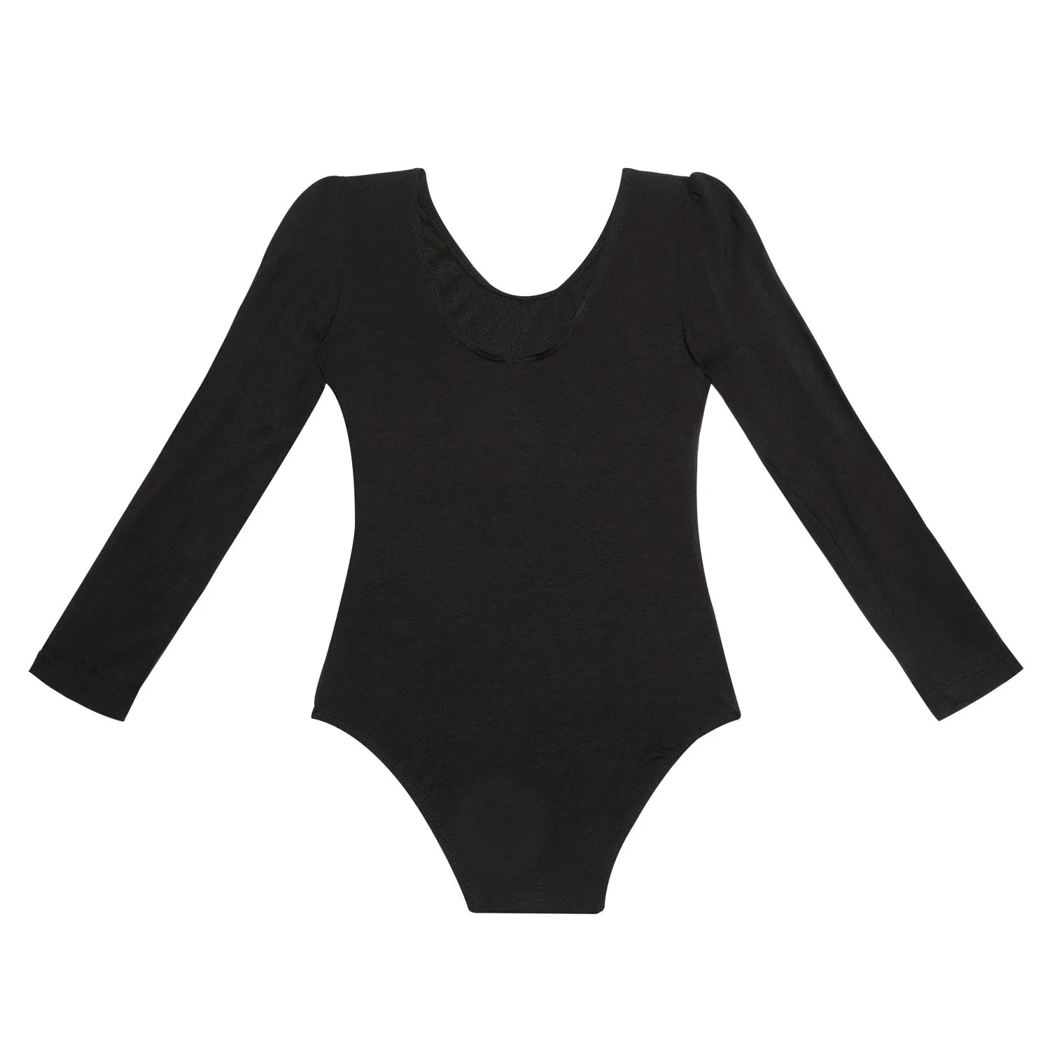 Long Sleeve Leotard in Black