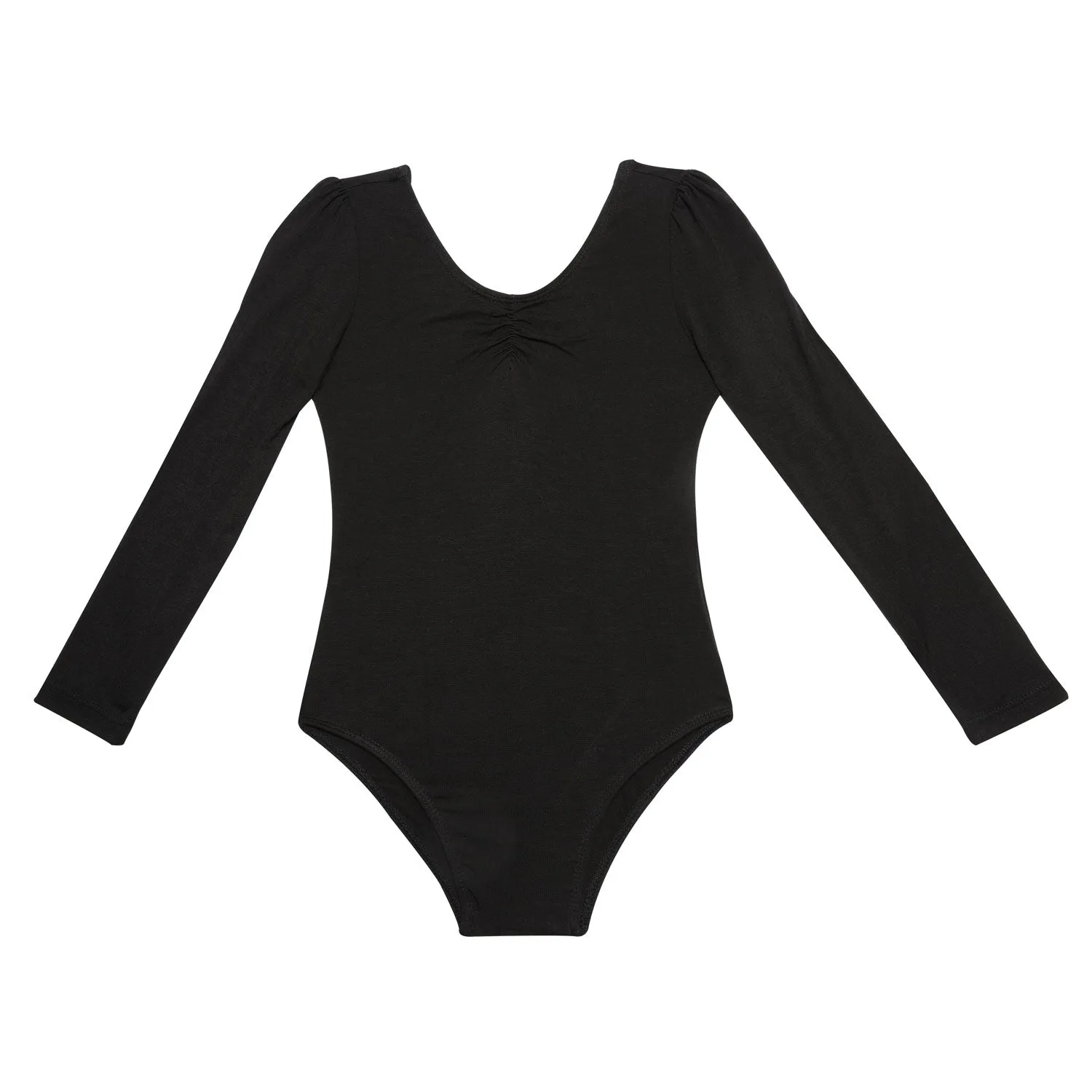 Long Sleeve Leotard in Black