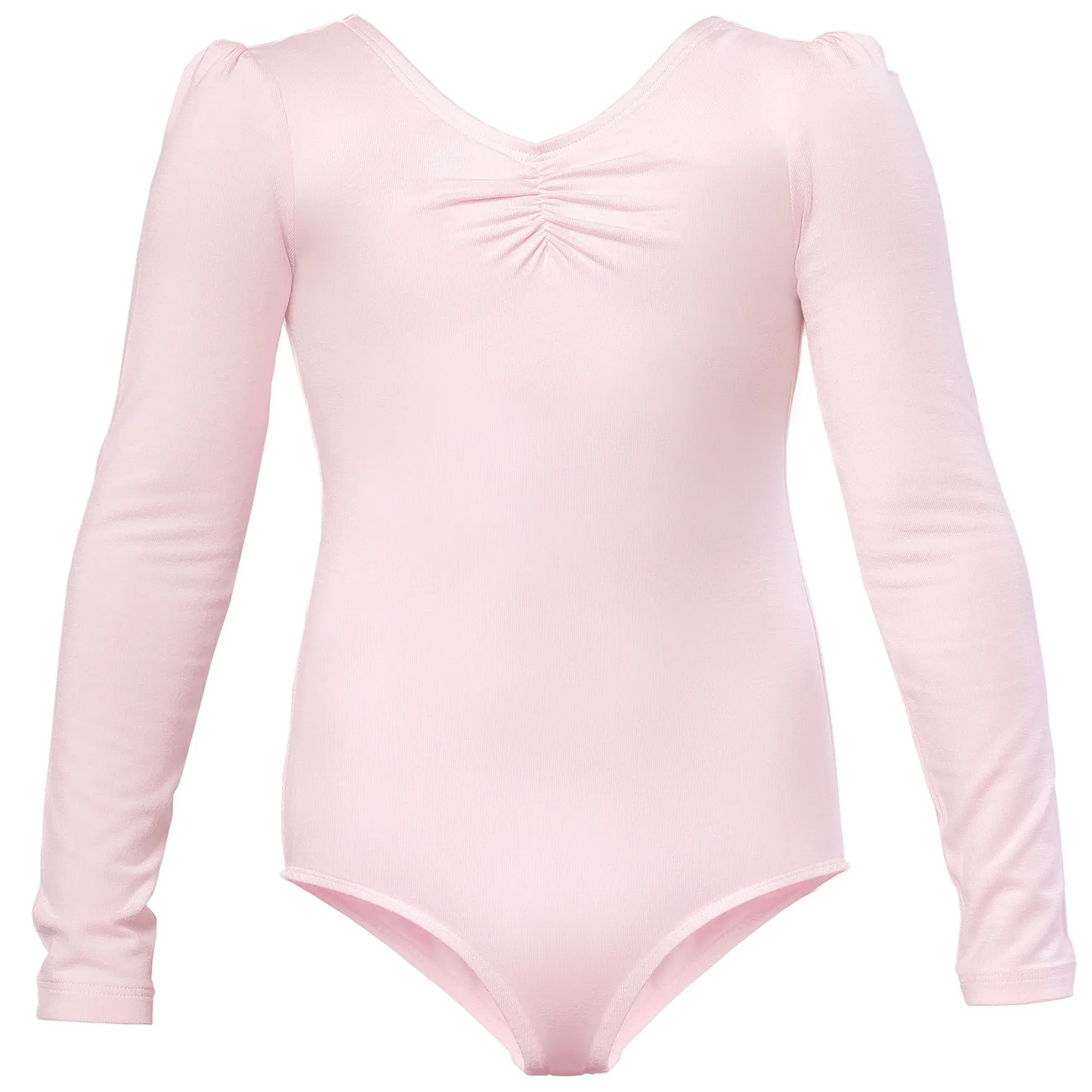 Long Sleeve Leotard in Pink