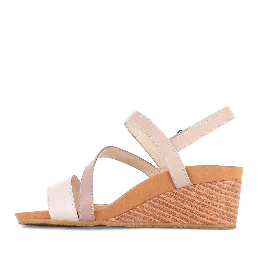 LORELEI - BEIGE LEATHER