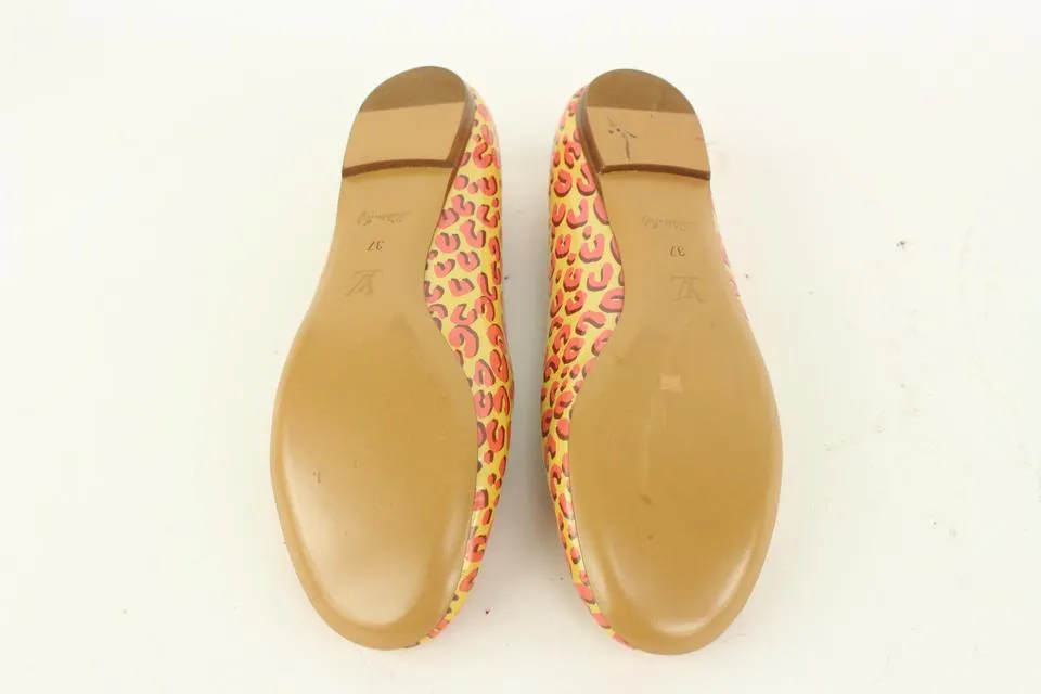 Louis Vuitton Pink Stephen Sprouse Ballerina Flats 915lv77