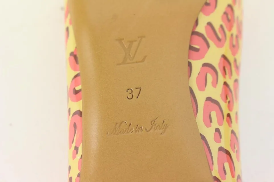 Louis Vuitton Pink Stephen Sprouse Ballerina Flats 915lv77