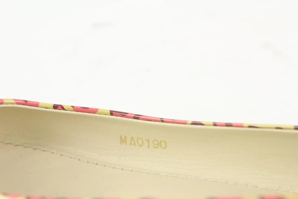 Louis Vuitton Pink Stephen Sprouse Ballerina Flats 915lv77